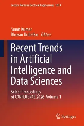 Kumar / Unhelkar |  Recent Trends in Artificial Intelligence and Data Sciences | Buch |  Sack Fachmedien