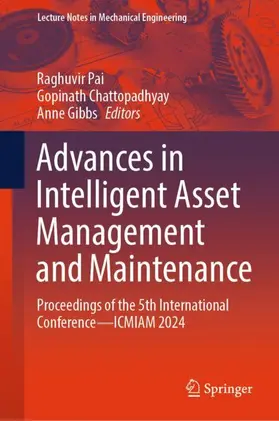 Pai / Chattopadhyay / Gibbs |  Advances in Intelligent Asset Management and Maintenance | Buch |  Sack Fachmedien