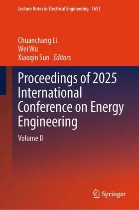 Li / Wu / Sun | Proceedings of 2025 International Conference on Energy Engineering | Buch | 978-981-9211-09-8 | www.sack.de