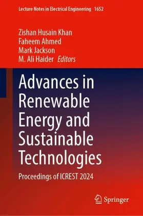 Khan / Ahmed / Jackson | Advances in Renewable Energy and Sustainable Technologies | Buch | 978-981-9211-25-8 | www.sack.de