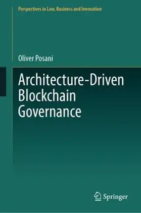 Posani | Architecture-Driven Blockchain Governance | E-Book | www.sack.de