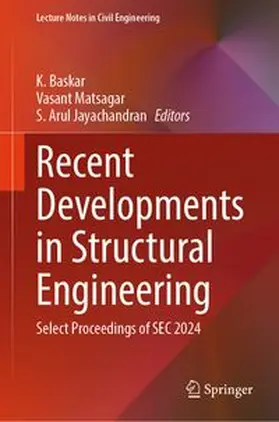 Baskar / Matsagar / Jayachandran | Recent Developments in Structural Engineering | E-Book | www.sack.de