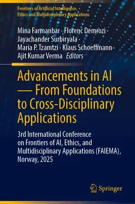 Farmanbar / Demrozi / Surbiryala |  Advancements in AI — From Foundations to Cross-Disciplinary Applications | Buch |  Sack Fachmedien