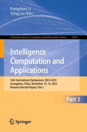 Li / Liu |  Intelligence Computation and Applications | Buch |  Sack Fachmedien