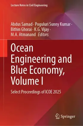 Samad / Sunny Kumar / Ghorai | Ocean Engineering and Blue Economy, Volume I | Buch | 978-981-9233-23-6 | www.sack.de