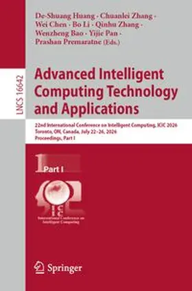 Huang / Zhang / Chen |  Advanced Intelligent Computing Technology and Applications | eBook | Sack Fachmedien