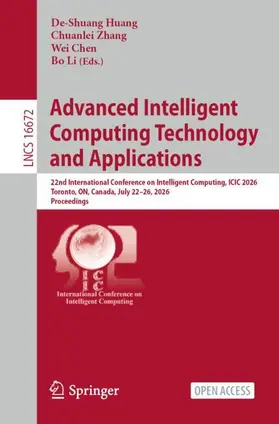 Huang / Zhang / Chen | Advanced Intelligent Computing Technology and Applications | Buch | 978-981-9235-19-3 | www.sack.de