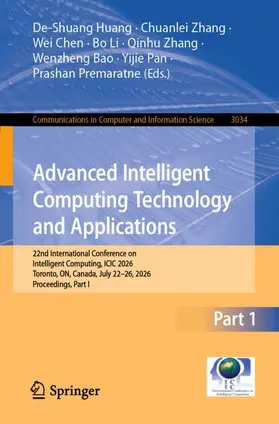 Huang / Zhang / Chen | Advanced Intelligent Computing Technology and Applications | Buch | 978-981-9235-30-8 | www.sack.de