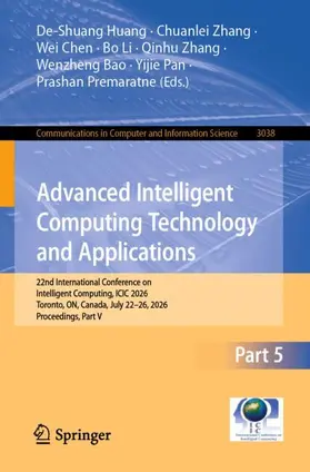 Huang / Zhang / Chen |  Advanced Intelligent Computing Technology and Applications | Buch |  Sack Fachmedien