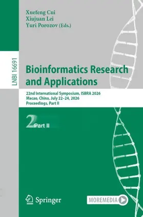 Cui / Lei / Porozov |  Bioinformatics Research and Applications | Buch |  Sack Fachmedien