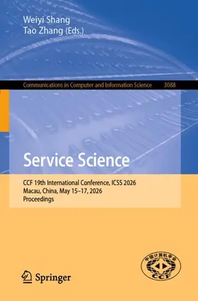 Shang / Zhang |  Service Science | Buch |  Sack Fachmedien