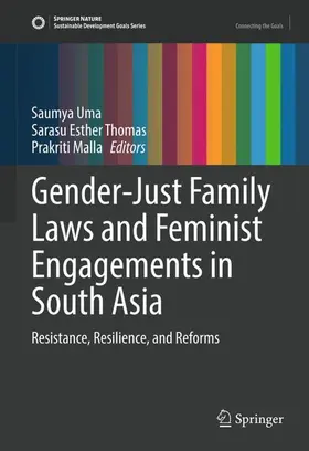 Uma / Thomas / Malla |  Gender-Just Family Laws and Feminist Engagements in South Asia | Buch |  Sack Fachmedien
