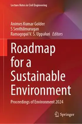 Golder / Senthilmurugan / Uppaluri |  Roadmap for a Sustainable Environment | Buch |  Sack Fachmedien