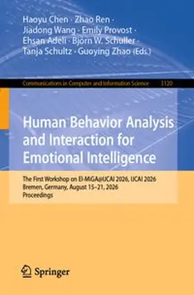 Chen / Ren / Wang |  Human Behavior Analysis and Interaction for Emotional Intelligence | eBook | Sack Fachmedien