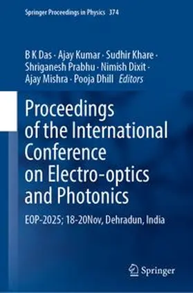 Das / Kumar / Khare | Proceedings of the International Conference on Electro-optics and Photonics | Buch | 978-981-9246-74-8 | www.sack.de