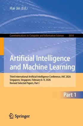 Jin |  Artificial Intelligence and Machine Learning | Buch |  Sack Fachmedien