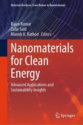 Kumar / Said / Rathod |  Nanomaterials for Clean Energy | Buch |  Sack Fachmedien