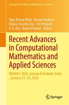 Bhat / Badawi / Das |  Recent Advances in Computational Mathematics and Applied Sciences | Buch |  Sack Fachmedien