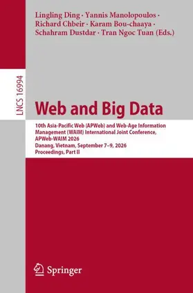 Ding / Manolopoulos / Chbeir | Web and Big Data | Buch | 978-981-9256-95-2 | www.sack.de