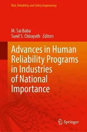 Sai Baba / Chirayath |  Advances in Human Reliability Programs in Industries of National Importance | Buch |  Sack Fachmedien