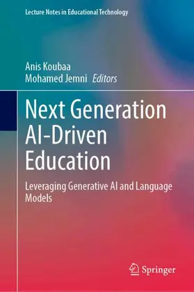 Koubaa / Jemni |  Next Generation AI-Driven Education | Buch |  Sack Fachmedien
