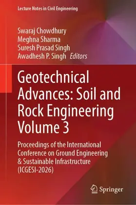 Chowdhury / Sharma / Prasad Singh |  Geotechnical Advances: Soil and Rock Engineering Volume 3 | Buch |  Sack Fachmedien