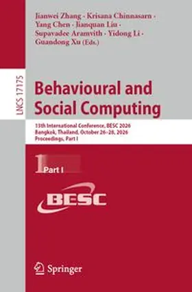 Zhang / Chinnasarn / Chen |  Behavioural and Social Computing | eBook | Sack Fachmedien