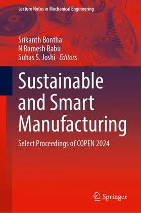 Bontha / Babu / Joshi |  Sustainable and Smart Manufacturing | Buch |  Sack Fachmedien