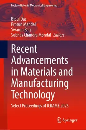 Das / Mandal / Bag |  Recent Advancements in Materials and Manufacturing Technology | Buch |  Sack Fachmedien