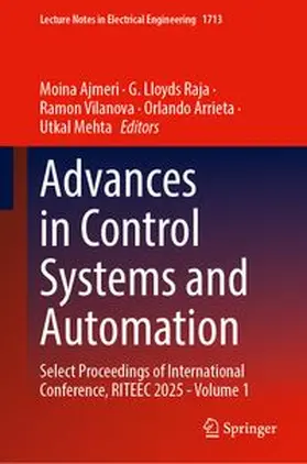 Ajmeri / Raja / Vilanova |  Advances in Control Systems and Automation | Buch |  Sack Fachmedien