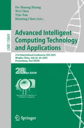 Huang / Chen / Pan |  Advanced Intelligent Computing Technology and Applications | eBook | Sack Fachmedien