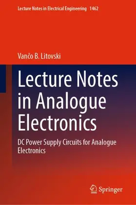 Litovski |  Lecture Notes in Analogue Electronics | Buch |  Sack Fachmedien