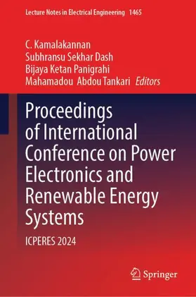 Kamalakannan / Dash / Panigrahi |  Proceedings of International Conference on Power Electronics and Renewable Energy Systems | Buch |  Sack Fachmedien