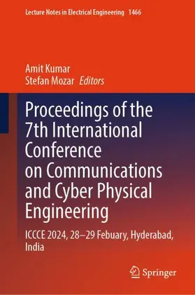Kumar / Mozar |  Proceedings of the 7th International Conference on Communications and Cyber Physical Engineering | Buch |  Sack Fachmedien