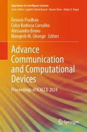 Pradhan / Barbosa Carvalho / Bruno |  Advance Communication and Computational Devices | eBook | Sack Fachmedien