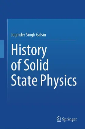 Galsin |  History of Solid State Physics | Buch |  Sack Fachmedien