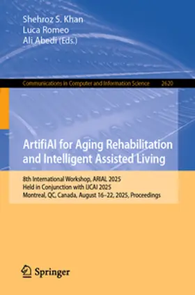 Khan / Romeo / Abedi |  ArtifiAI for Aging Rehabilitation and Intelligent Assisted Living | eBook | Sack Fachmedien