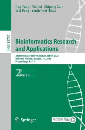 Tang / Lai / Cai |  Bioinformatics Research and Applications | Buch |  Sack Fachmedien