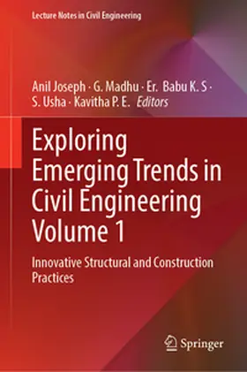 Joseph / Madhu / K. S |  Exploring Emerging Trends in Civil Engineering Volume 1 | eBook | Sack Fachmedien