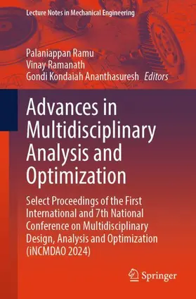 Ramu / Ramanath / Ananthasuresh |  Advances in Multidisciplinary Analysis and Optimization | Buch |  Sack Fachmedien