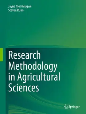 Njeri Mugwe / Runo |  Research Methodology in Agricultural Sciences | Buch |  Sack Fachmedien