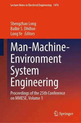 Long / Dhillon / Ye |  Man-Machine-Environment System Engineering | Buch |  Sack Fachmedien
