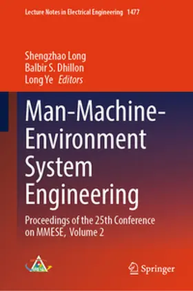 Long / Dhillon / Ye | Man-Machine-Environment System Engineering | E-Book | www.sack.de