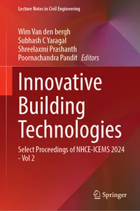 Van den bergh / Yaragal / Prashanth | Innovative Building Technologies | E-Book | www.sack.de