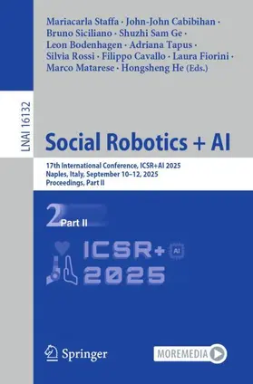 Staffa / Matarese / Cabibihan |  Social Robotics + AI | Buch |  Sack Fachmedien