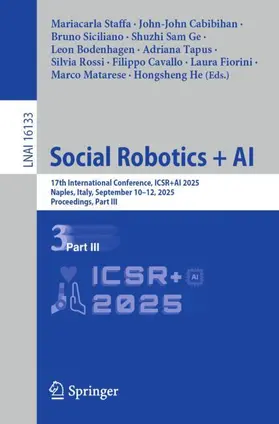 Staffa / Matarese / Cabibihan |  Social Robotics + AI | Buch |  Sack Fachmedien