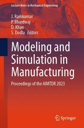 Ramkumar / Bhardwaj / Khan |  Modeling and Simulation in Manufacturing | Buch |  Sack Fachmedien