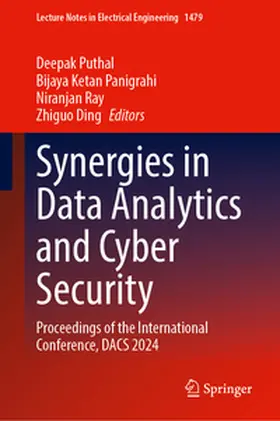 Puthal / Panigrahi / Ray | Synergies in Data Analytics and Cyber Security | E-Book | www.sack.de