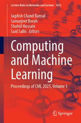 Bansal / Borah / Hussain | Computing and Machine Learning | E-Book | www.sack.de