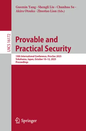 Yang / Liu / Su |  Provable and Practical Security | eBook | Sack Fachmedien